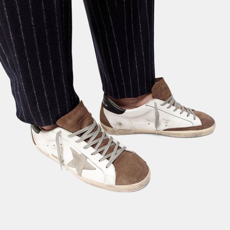 Golden Goose GGDB Super-Star sneakers in leather with suede insert