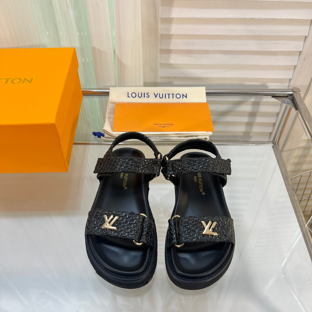 Louis Vuitton LV Sunset Beach Sandals Slide(Replica)