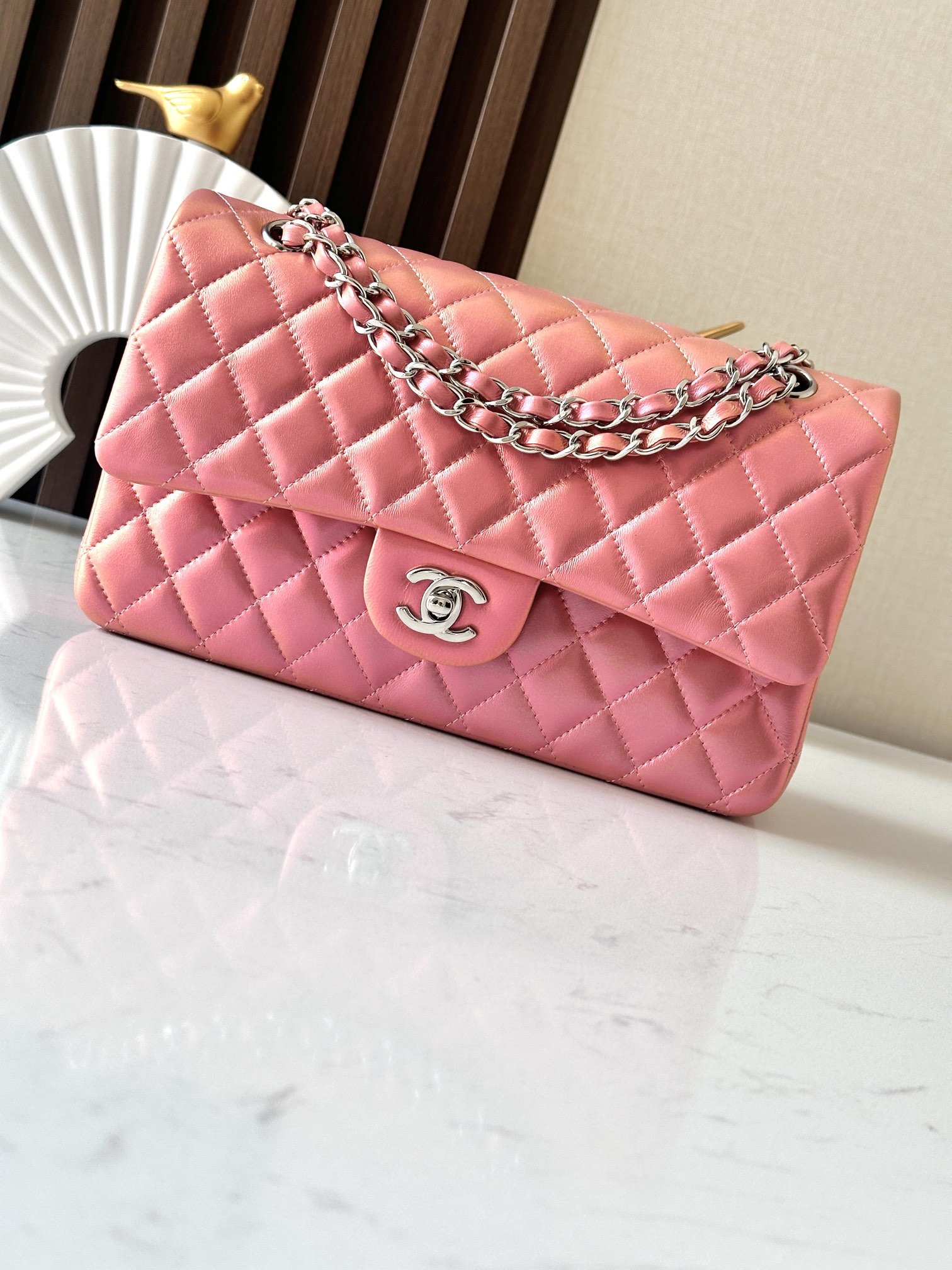 Chanel Bags CF chain clasp flap bag 25cm  1112（12AReplica）