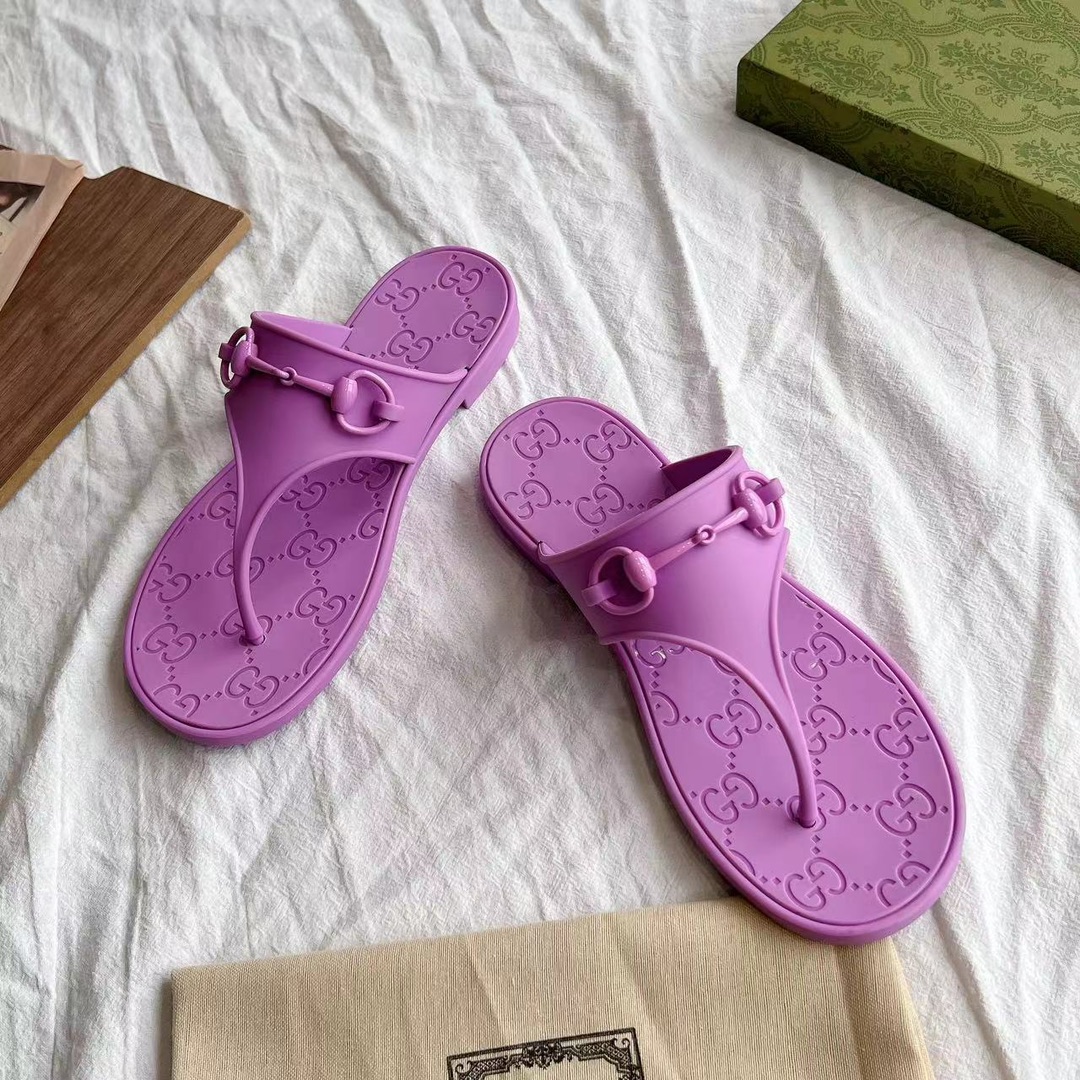 Gucci Slide Sandals Slipper With Horsebit TPU Mirror Version