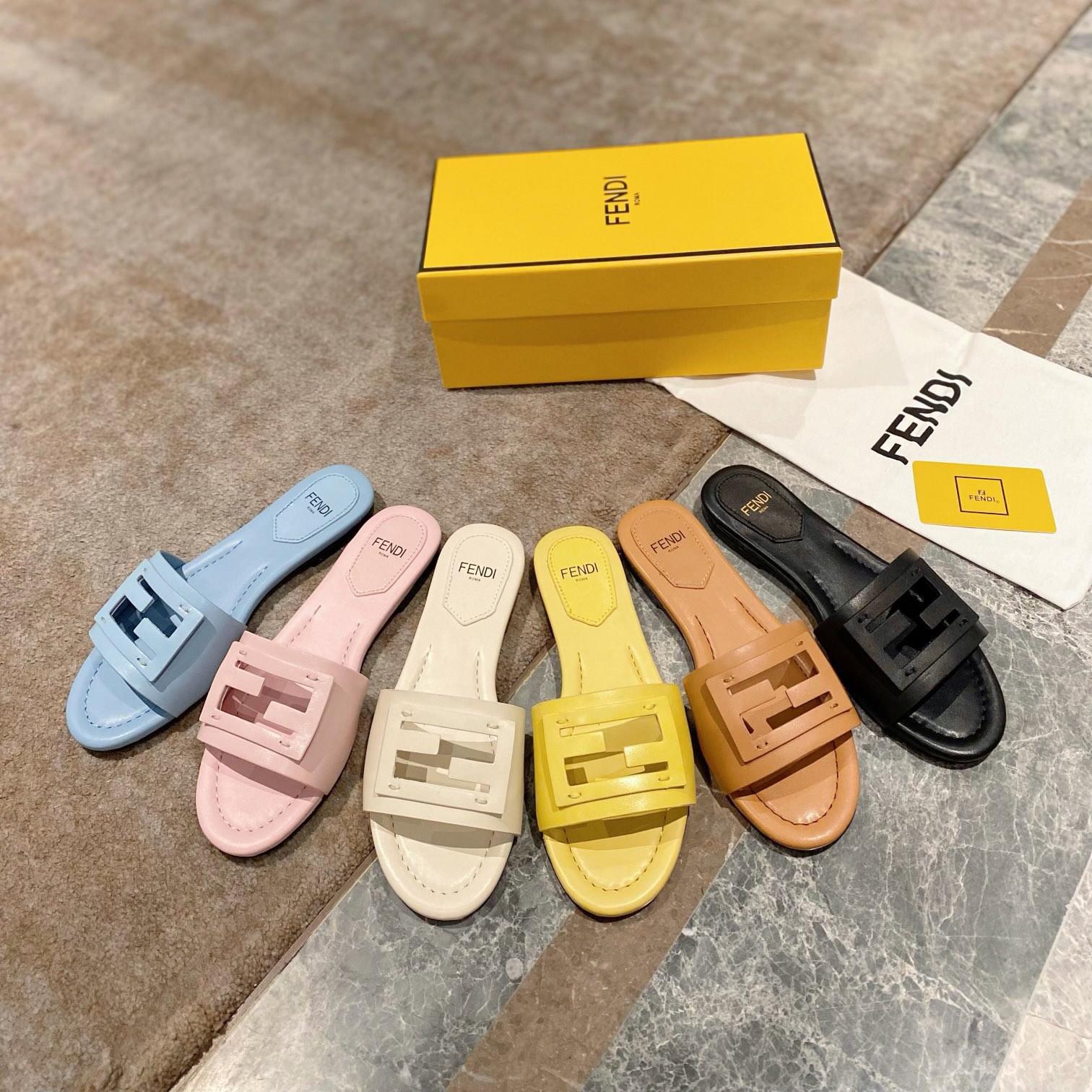 Fendi Slippers Shoes Sandal Slide (Replica)