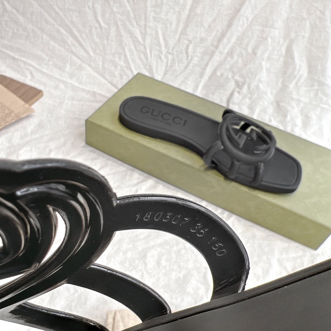 Gucci Slide Sandals Slipper TPU Mirror Version