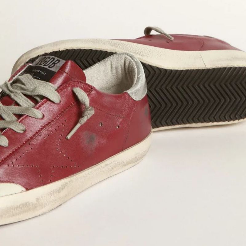Golden Goose GGDB Super-Star sneakers in nappa leather with perforated star