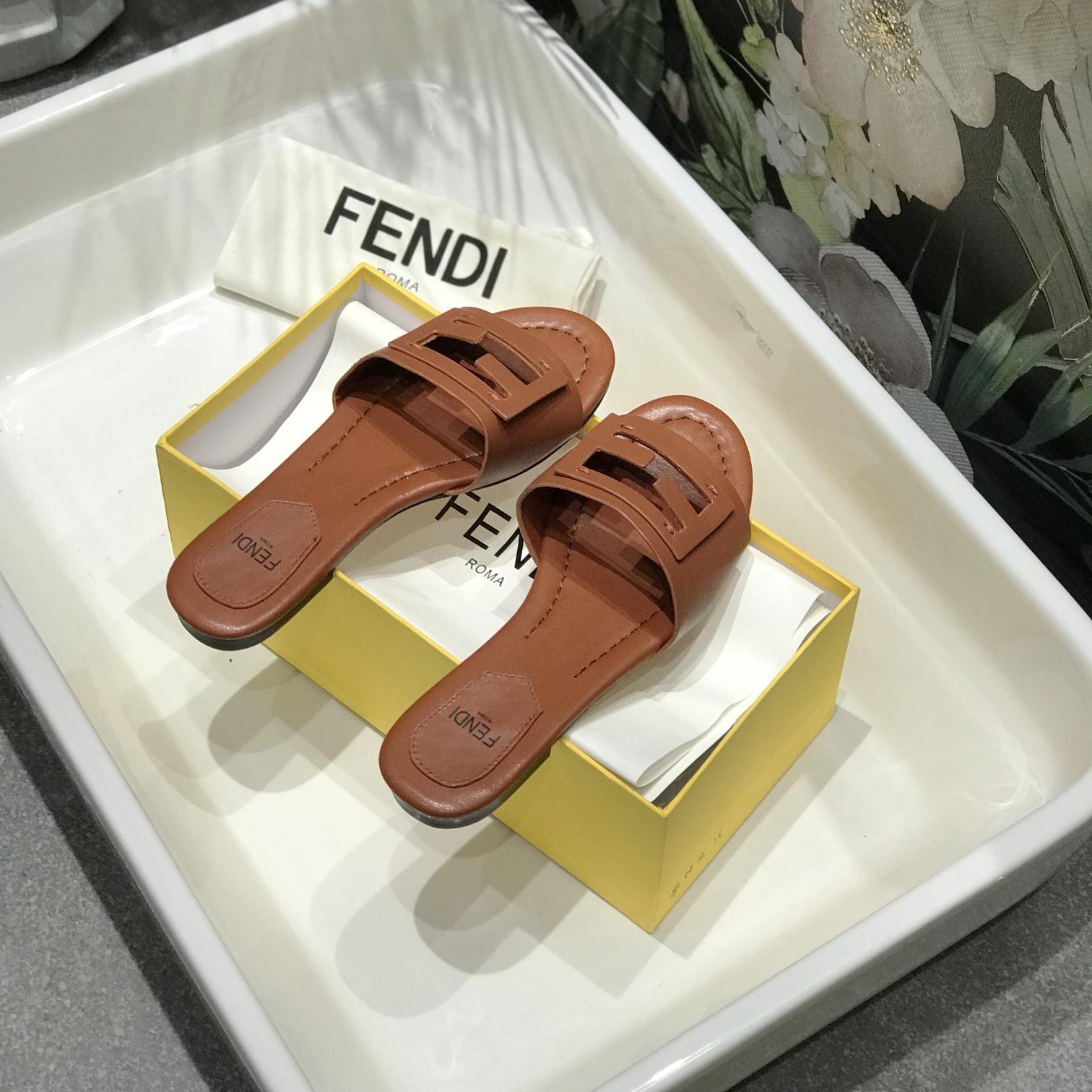 Fendi Slippers Shoes Sandal Slide (Replica)