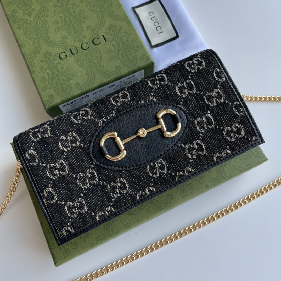 Gucci 1955 Horsebit Chain Wallet（Replica）