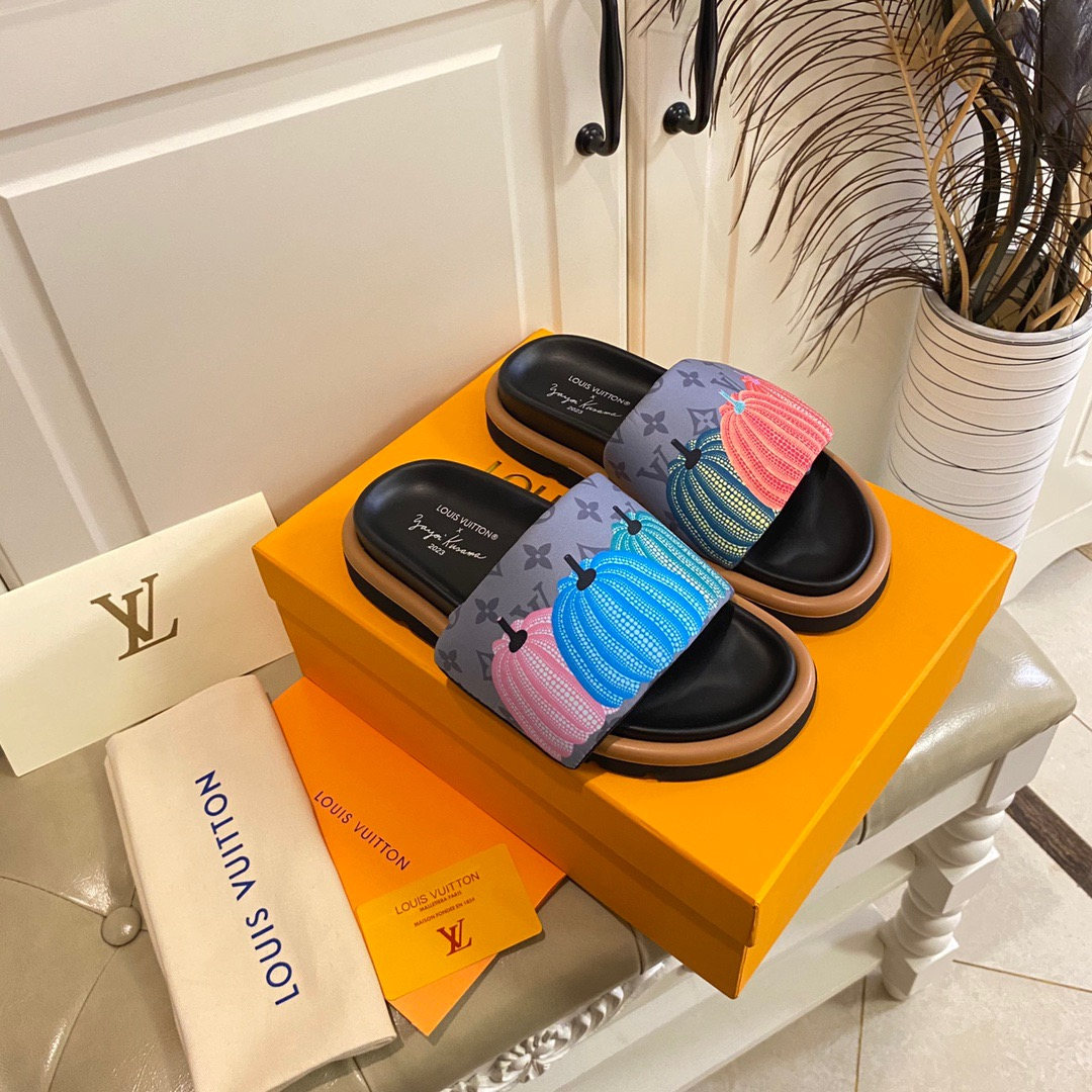 Louis Vuitton LV Pillow Yayoi Kusama Slide Sandal(Replica)
