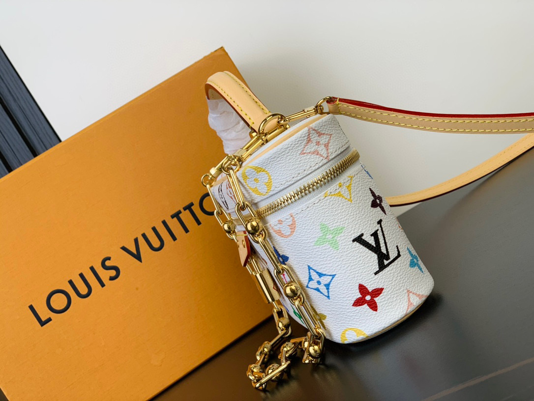 Louis Vuitton Bags MonogramTakashi Murakami Shoulder Bag Monogram  LV x TM VANITY CHAIN POUCH  M13662（12AReplica）