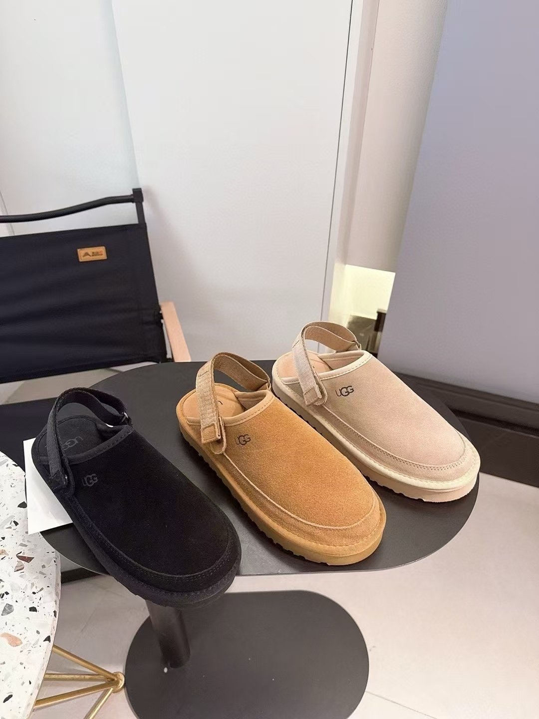 UGG New Autumn/Winter Slip-On Lazy Mule Slippers - High Quality Version(Replica)