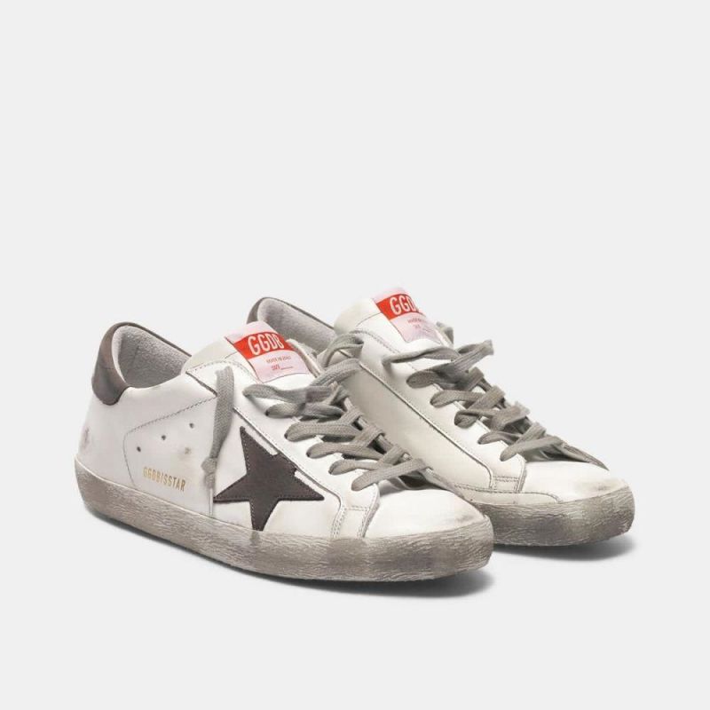 Golden Goose GGDB Super-Star sneakers in leather with star and heel tab in nubuck