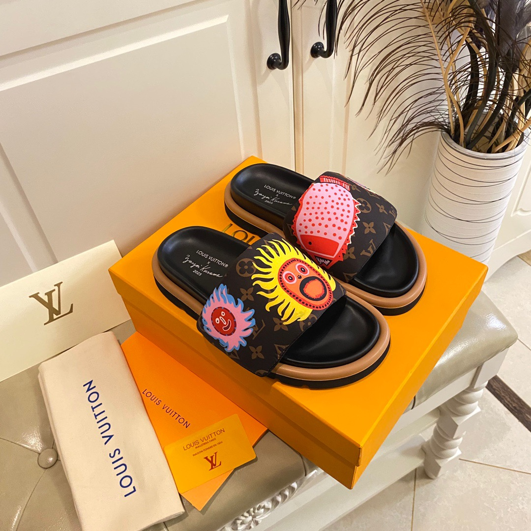 Louis Vuitton LV Pillow Yayoi Kusama Slide Sandal(Replica)
