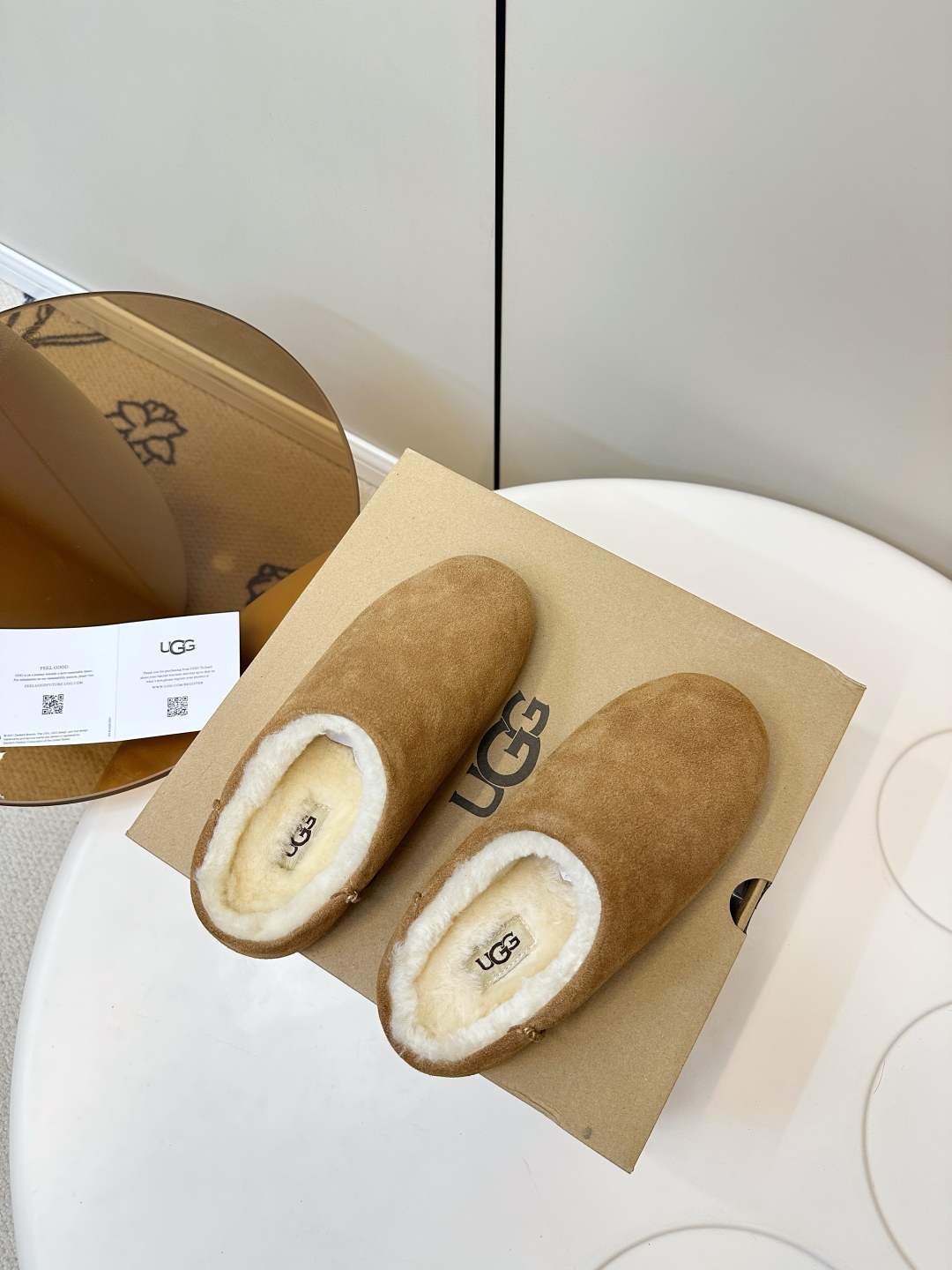 UGG New Autumn/Winter Slip-On Lazy Mule Slippers - High Quality Version(Replica)