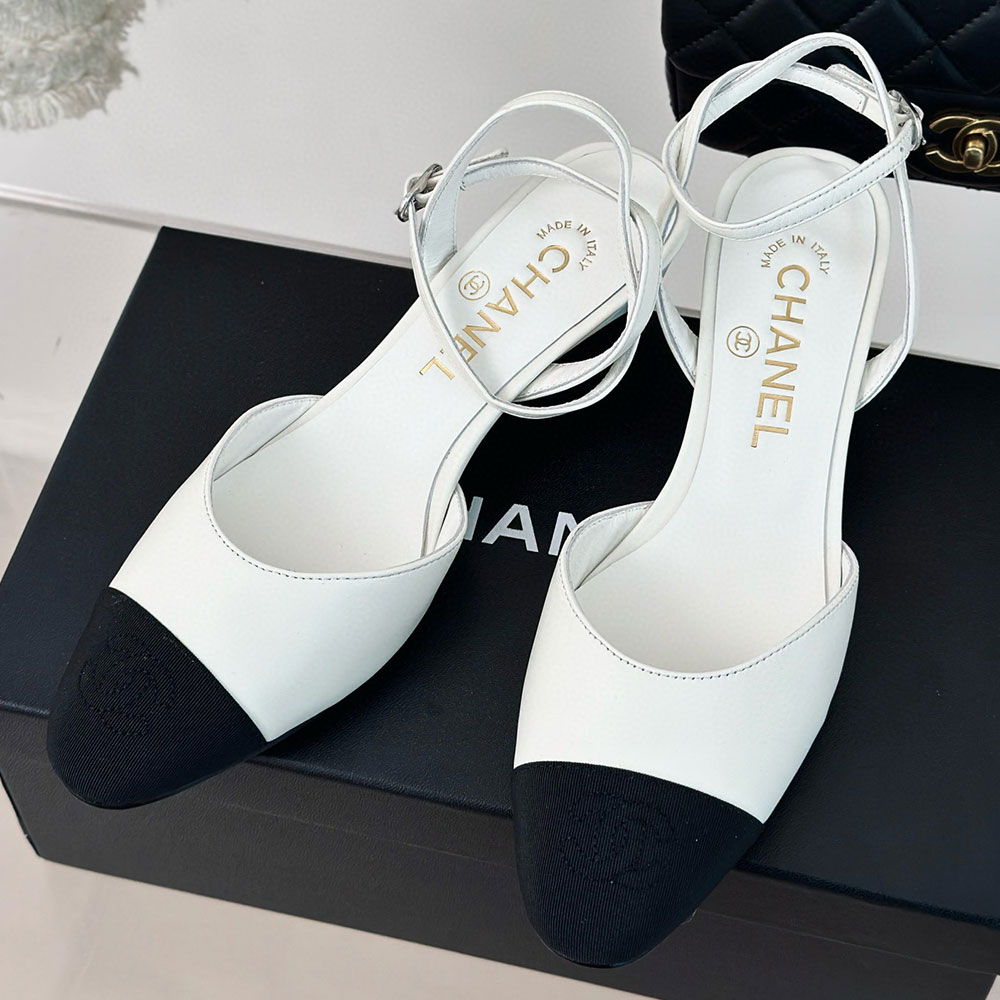 Chanel   Lace-up heels  Sandals Slide（Replica）