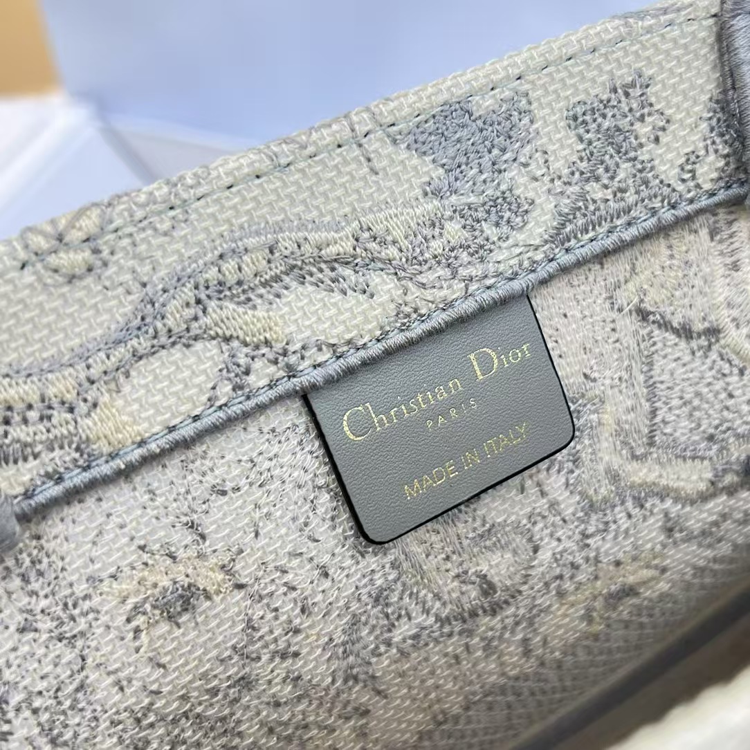 Dior Book Tote Small Medium Large Size Embroidery （10A）