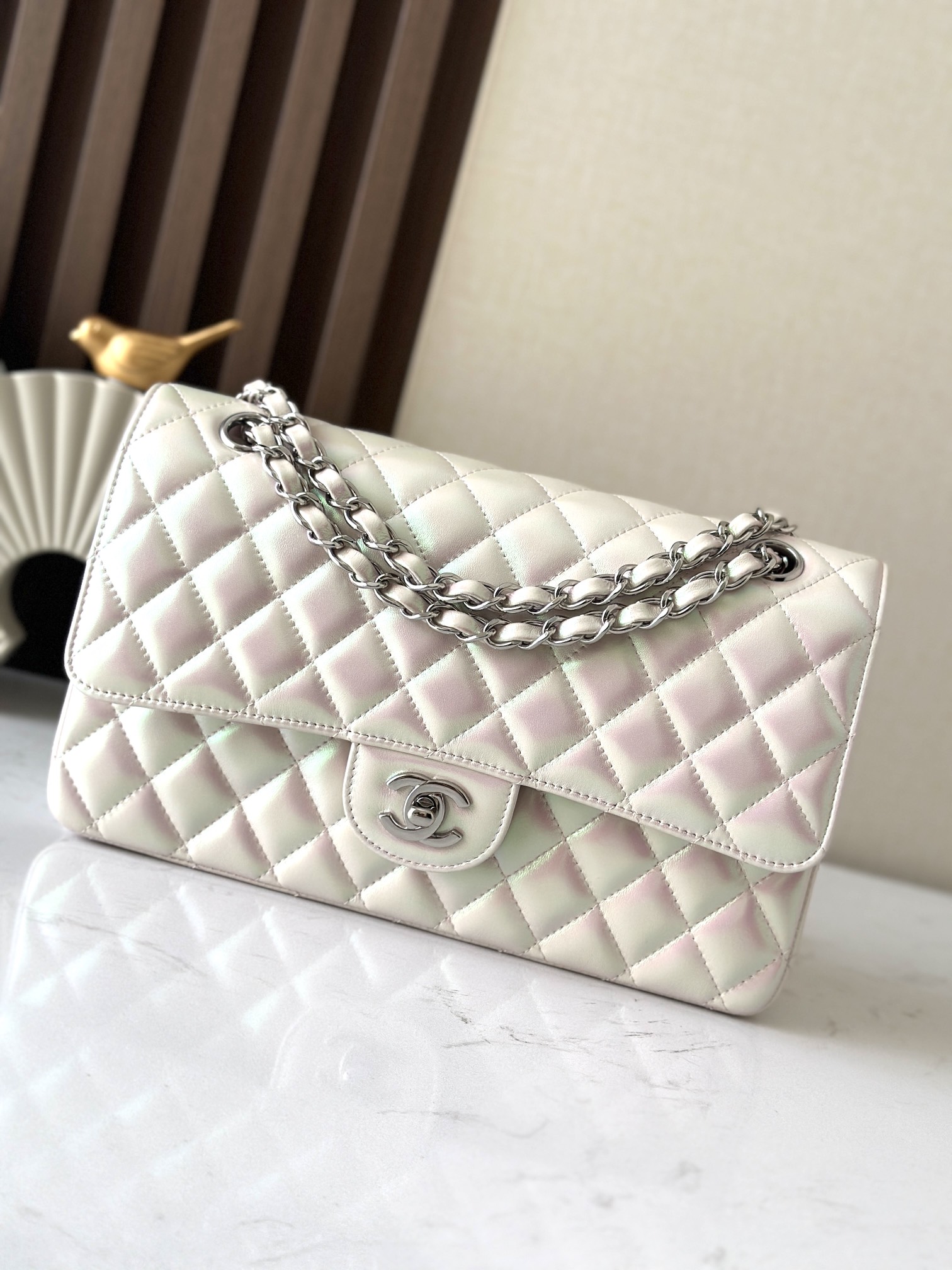 Chanel Bags CF chain clasp flap bag 25cm  1112（12AReplica）