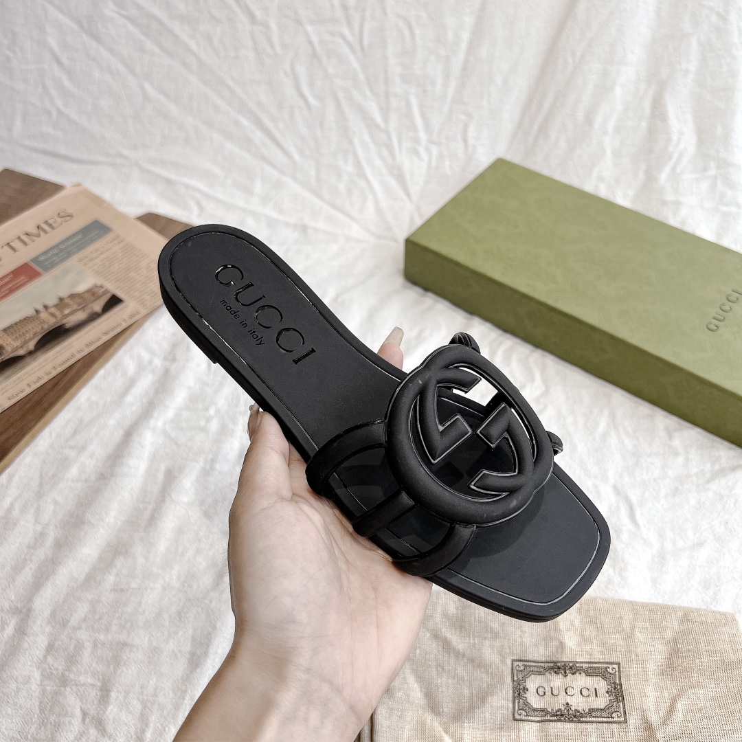 Gucci Slide Sandals Slipper TPU Mirror Version