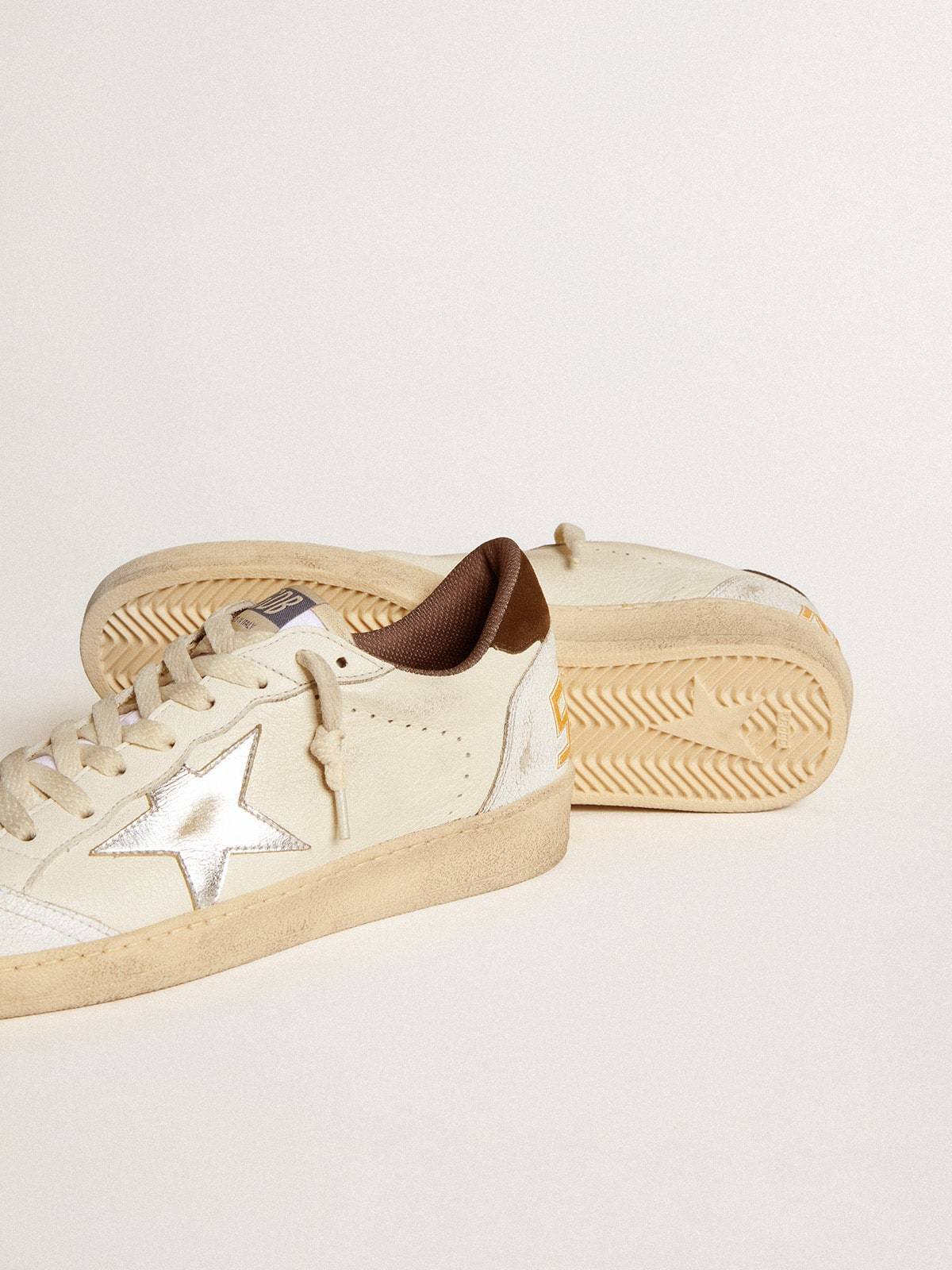 Golden Goose GGDB Ball Star LTD in nappa with metallic leather star and suede heel tab