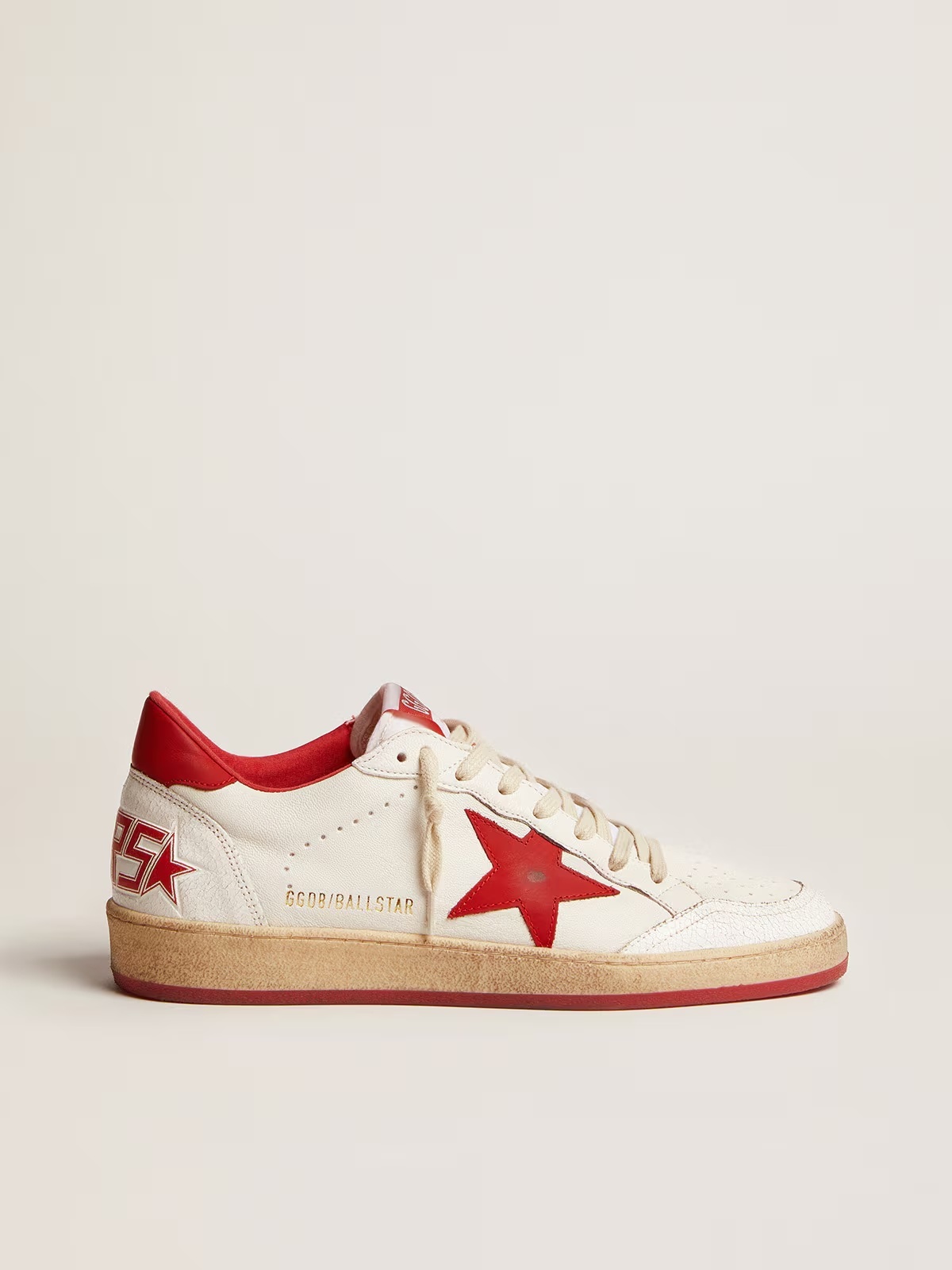 Goose GGDB Men's Ball Star in white leather