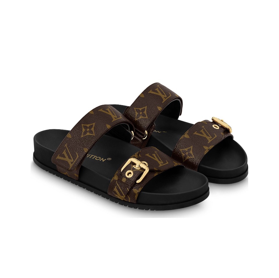 Louis Vuitton LV Bom Dia Fashion Flat Flip-flops Slide Sandal (Replica)