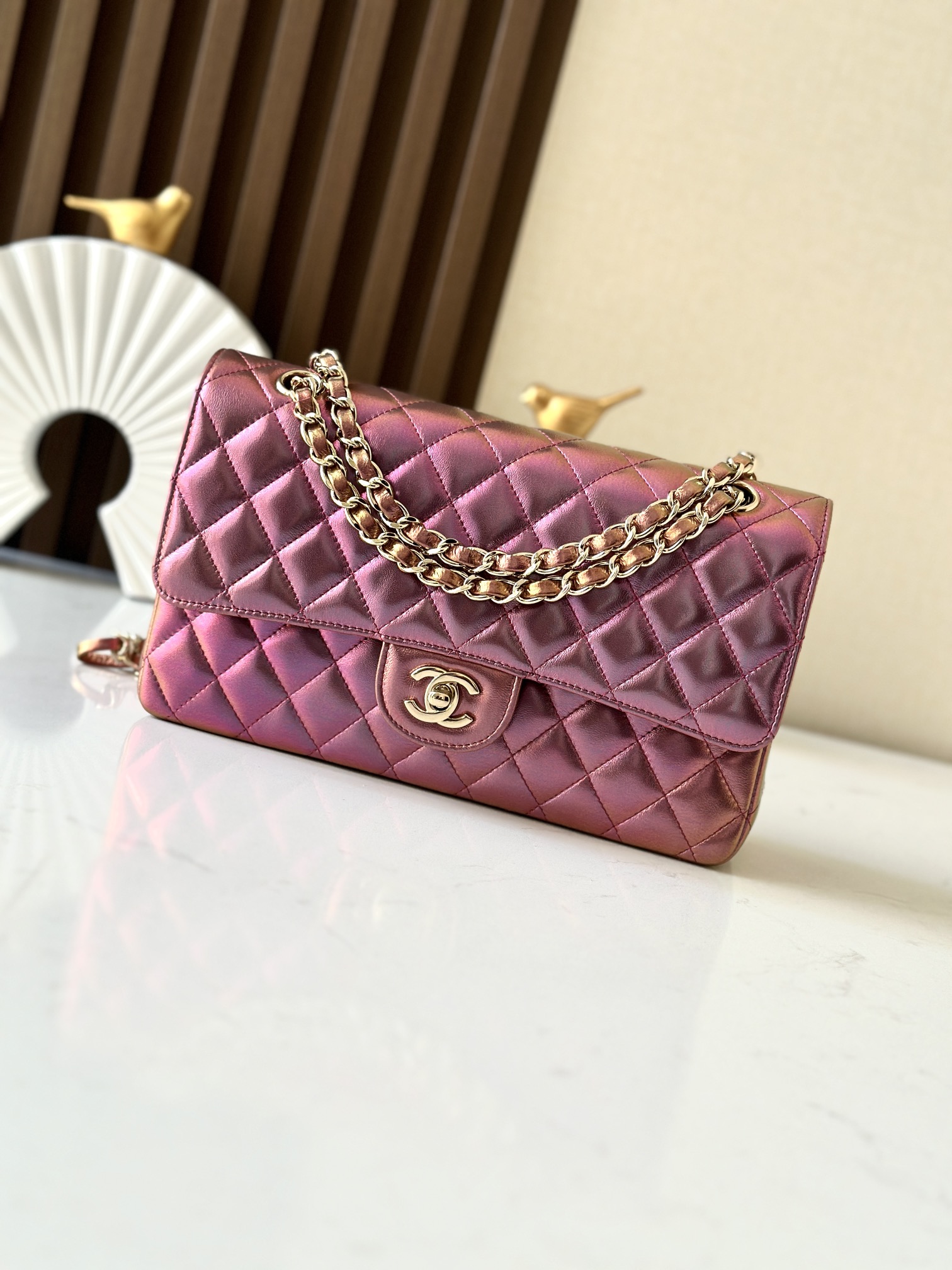 Chanel Bags CF chain clasp flap bag 25cm  1112（12AReplica）