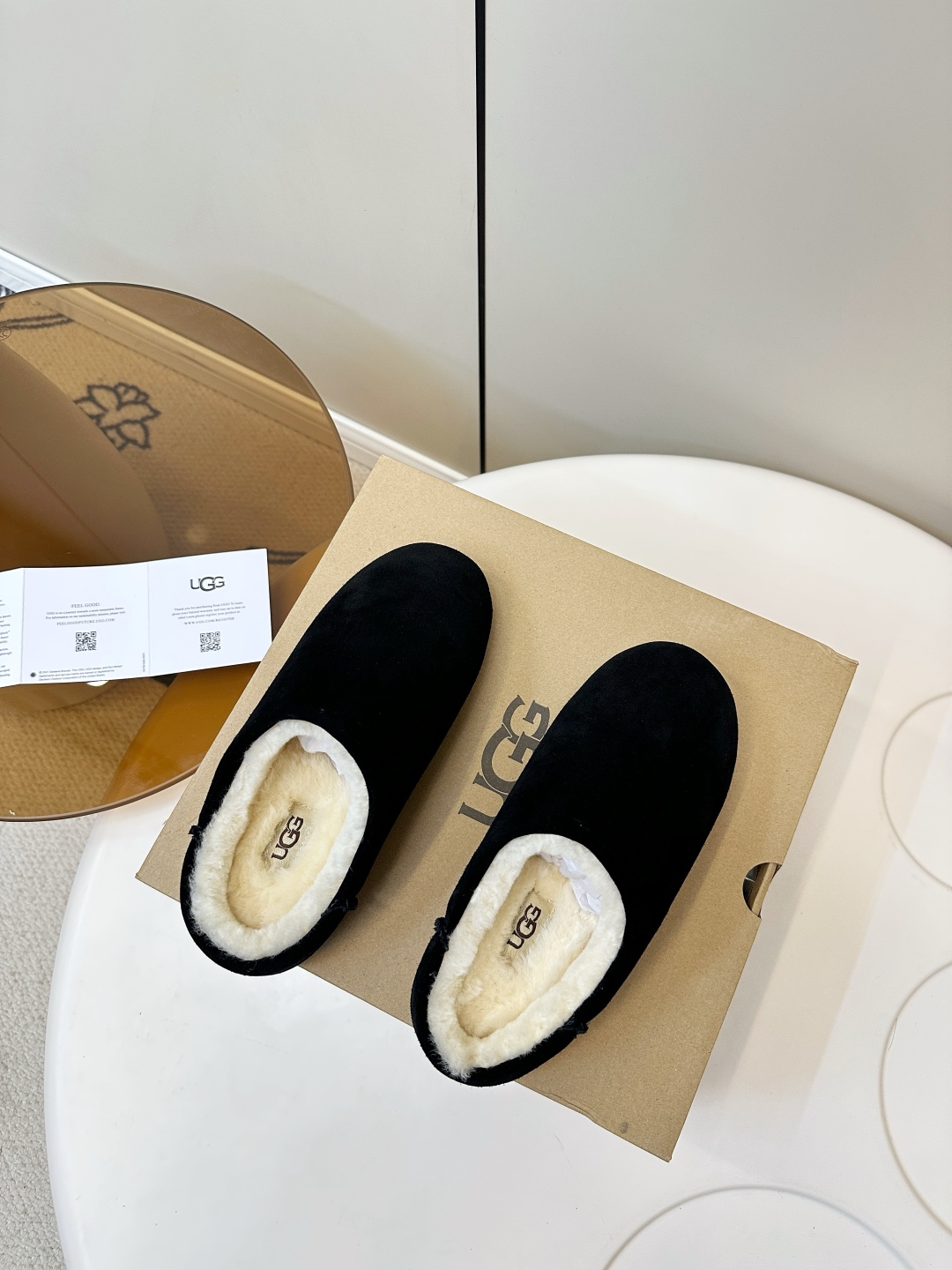 UGG New Autumn/Winter Slip-On Lazy Mule Slippers - High Quality Version(Replica)
