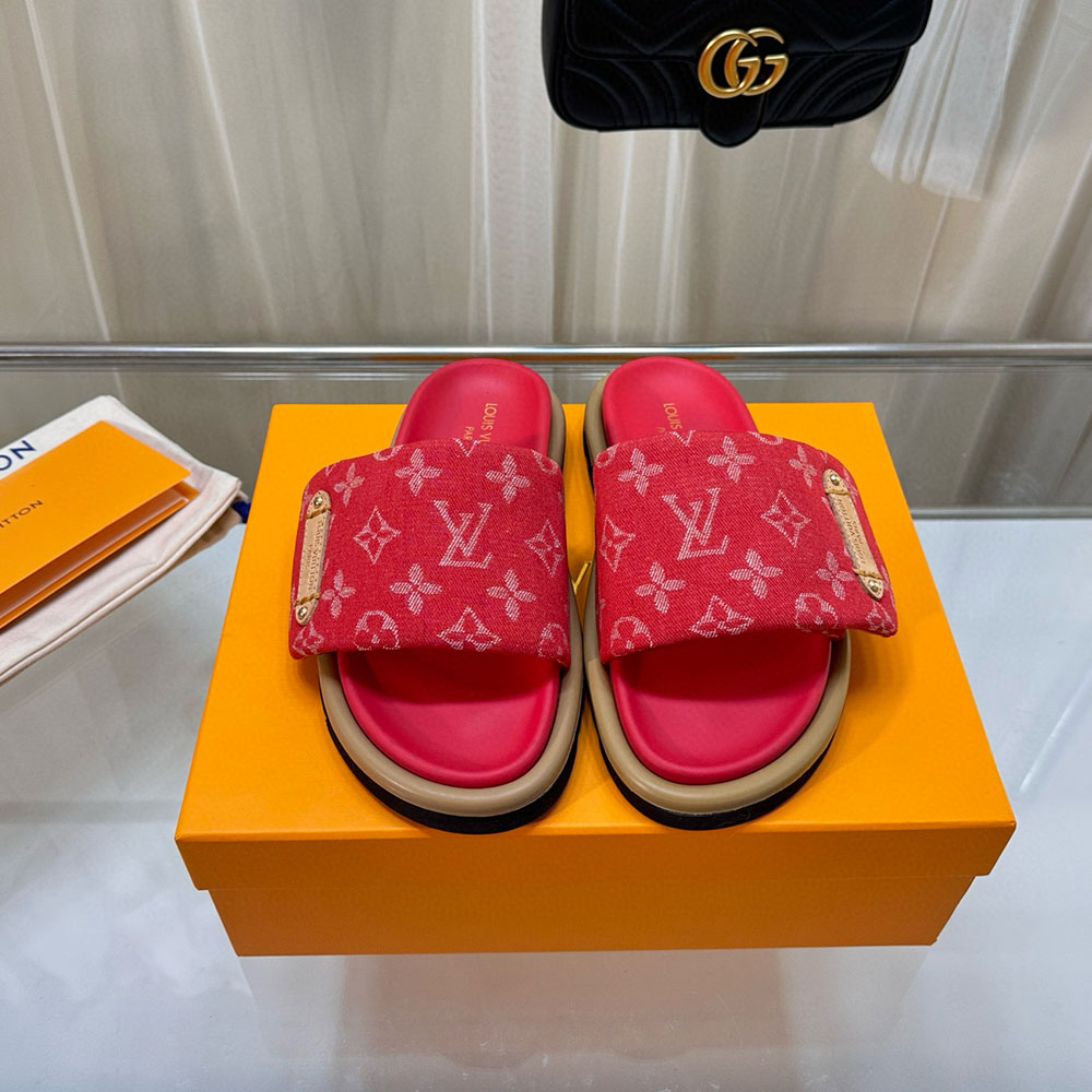 Louis Vuitton LV Pillow Comfortable Slide Sandals (Replica)