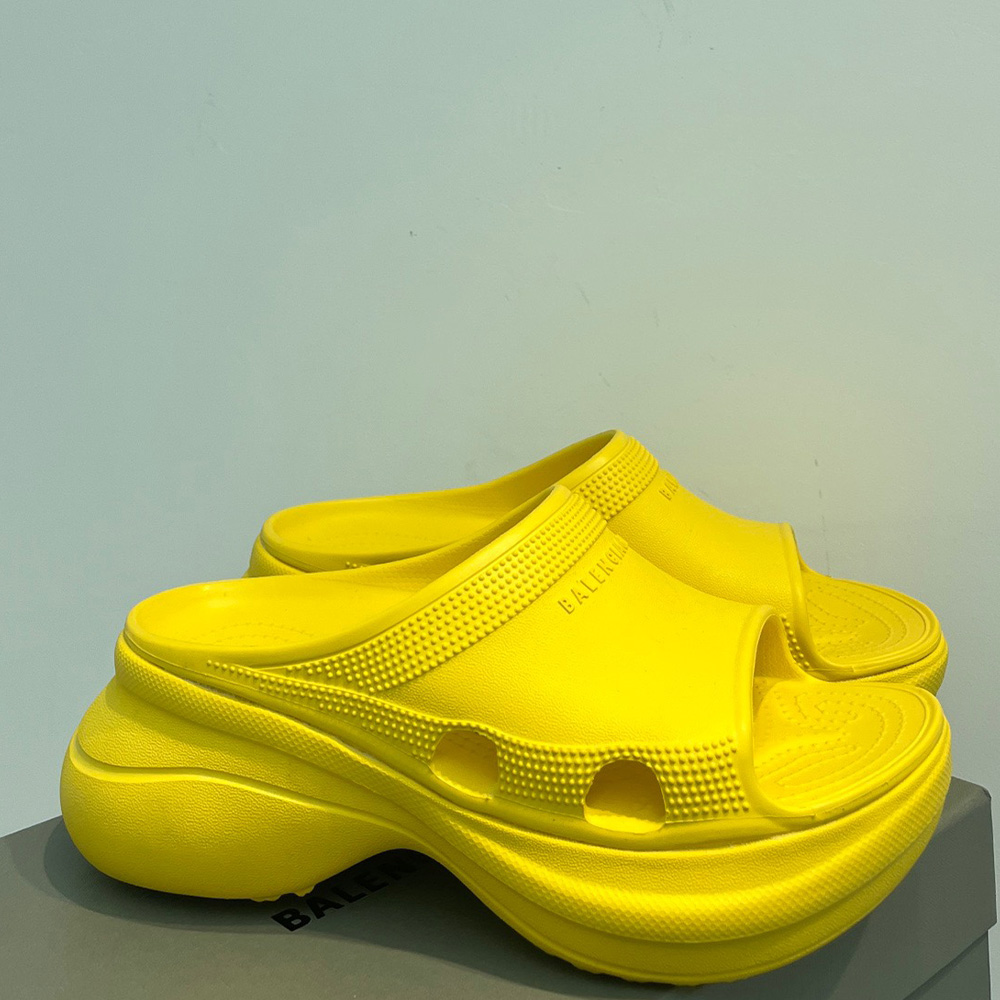 Balenciaga Pool Crocs Rubber Platform Slippers  Slide Sandal(Replica)