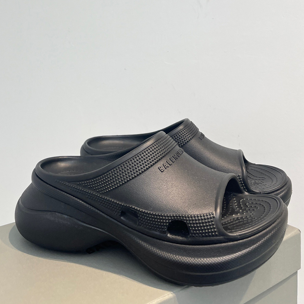 Balenciaga Pool Crocs Rubber Platform Slippers  Slide Sandal(Replica)