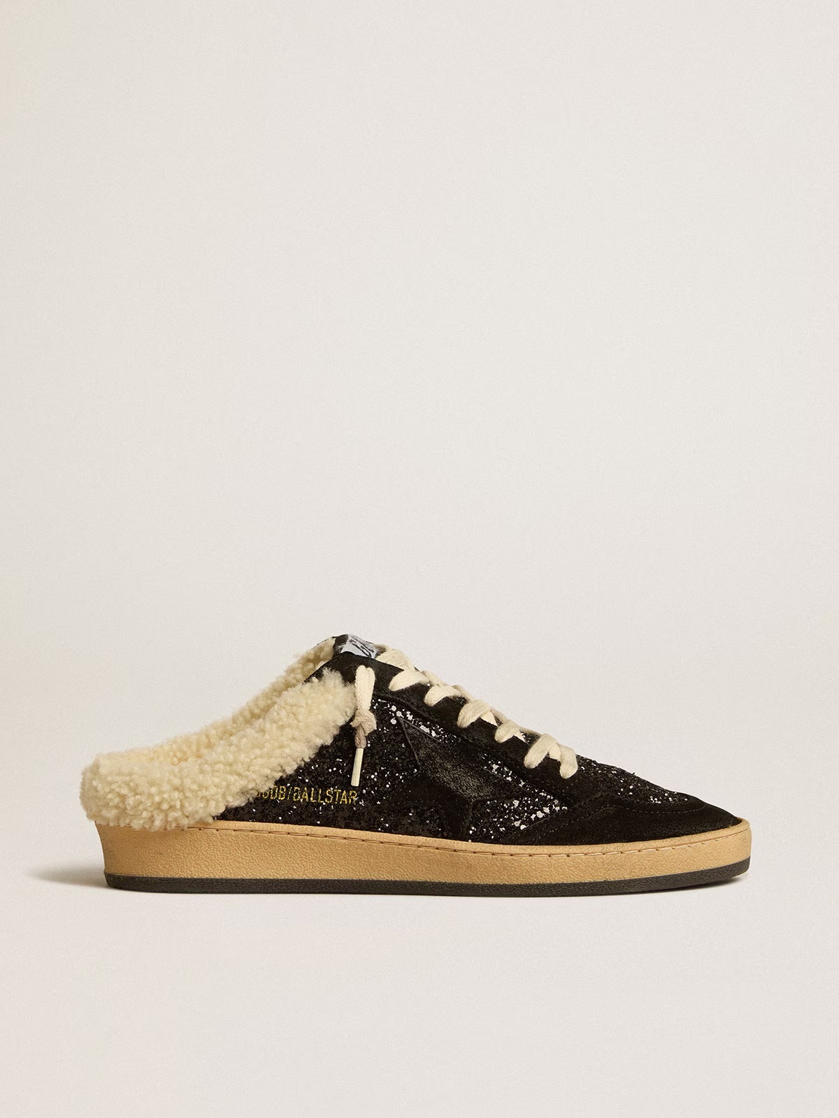 Golden Goose GGDB Ball Star LTD with Swarovski crystals and gray suede star