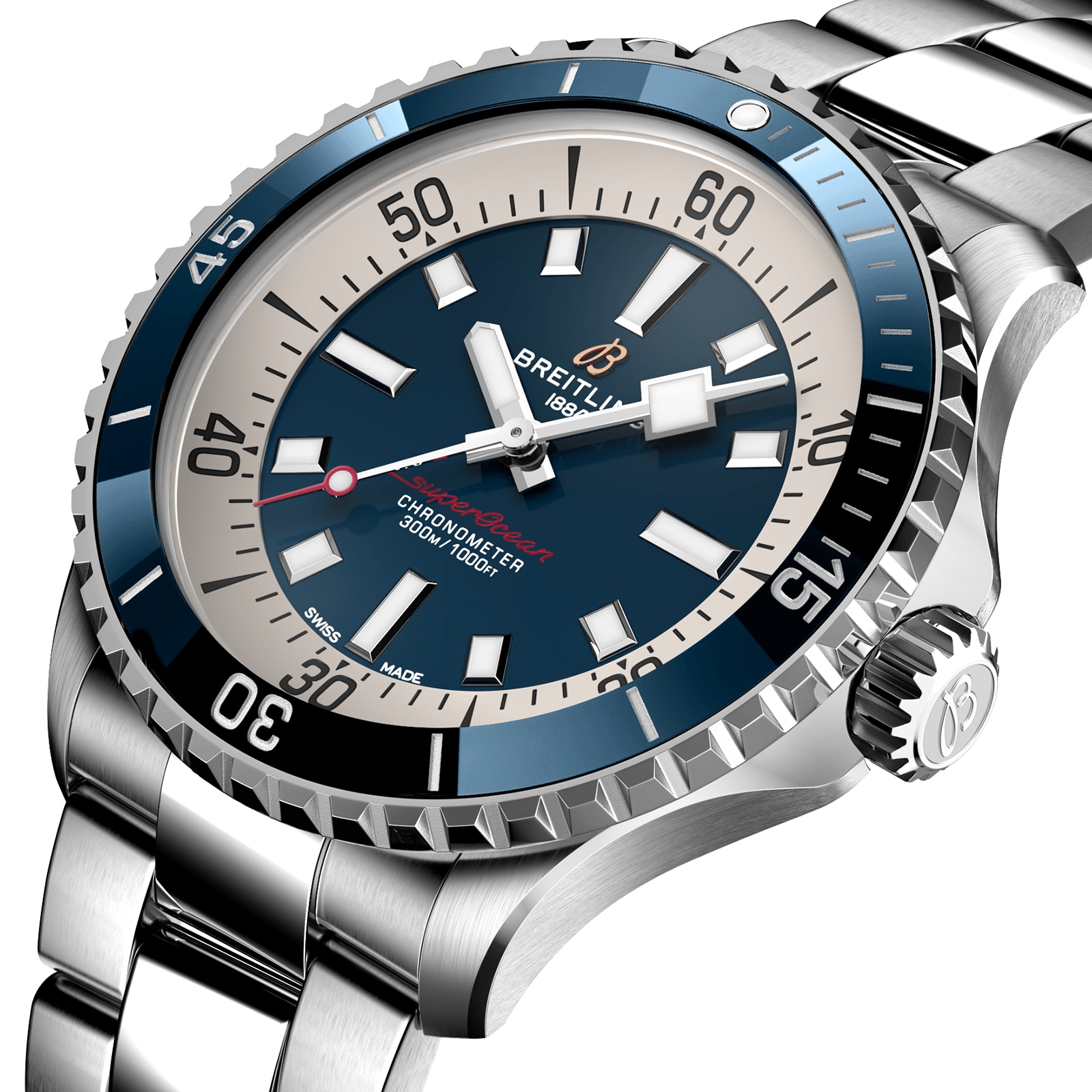 Breitling Superocean 42mm Mens Watch Blue-P17532126