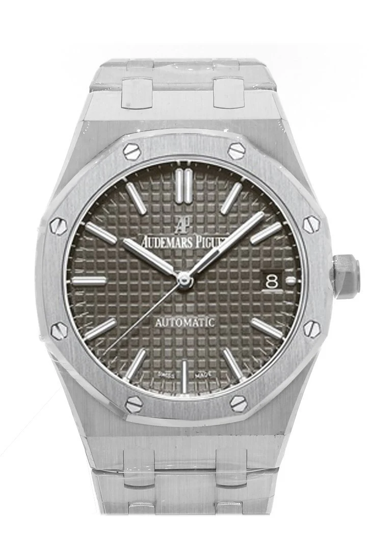 Audemars Piguet Royal Oak 37mm Grey Ruthenium Dial Automatic Watch 15450ST.OO.1256ST.02
