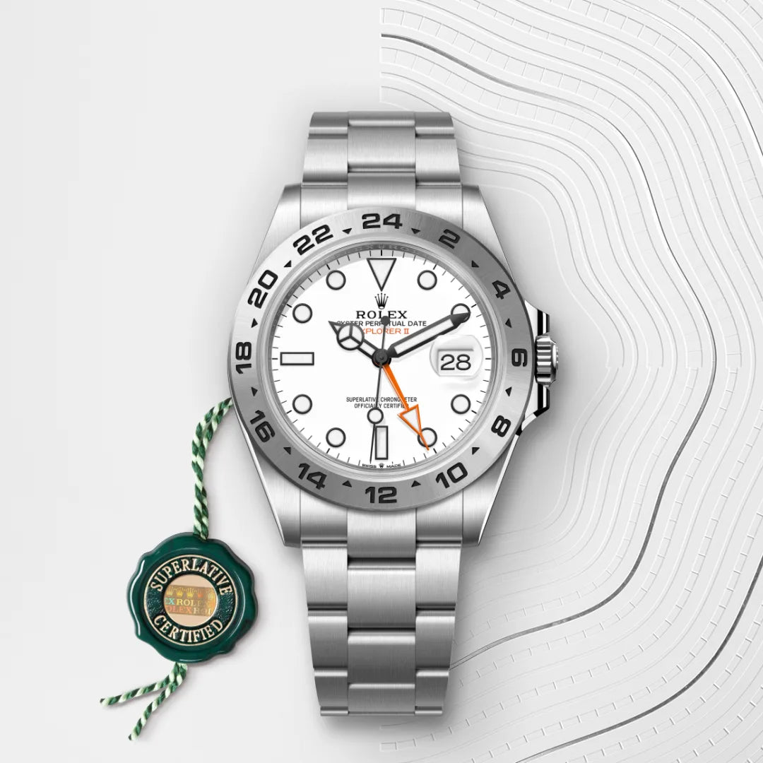 2025 Explorer II Rolex Oyster, 42 mm, Oystersteel M226570-0001