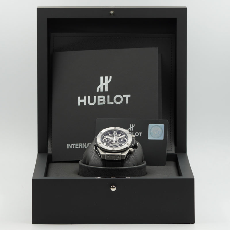 Hublot Big Bang Unico 42 Titanium 441.NX.1171.RX B&P Titanium Bezel '23