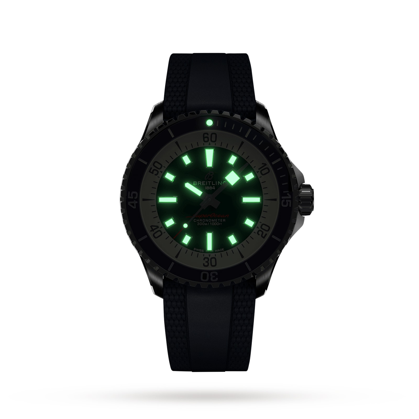 Breitling Superocean 42mm Mens Watch Blue Rubber-P17532127