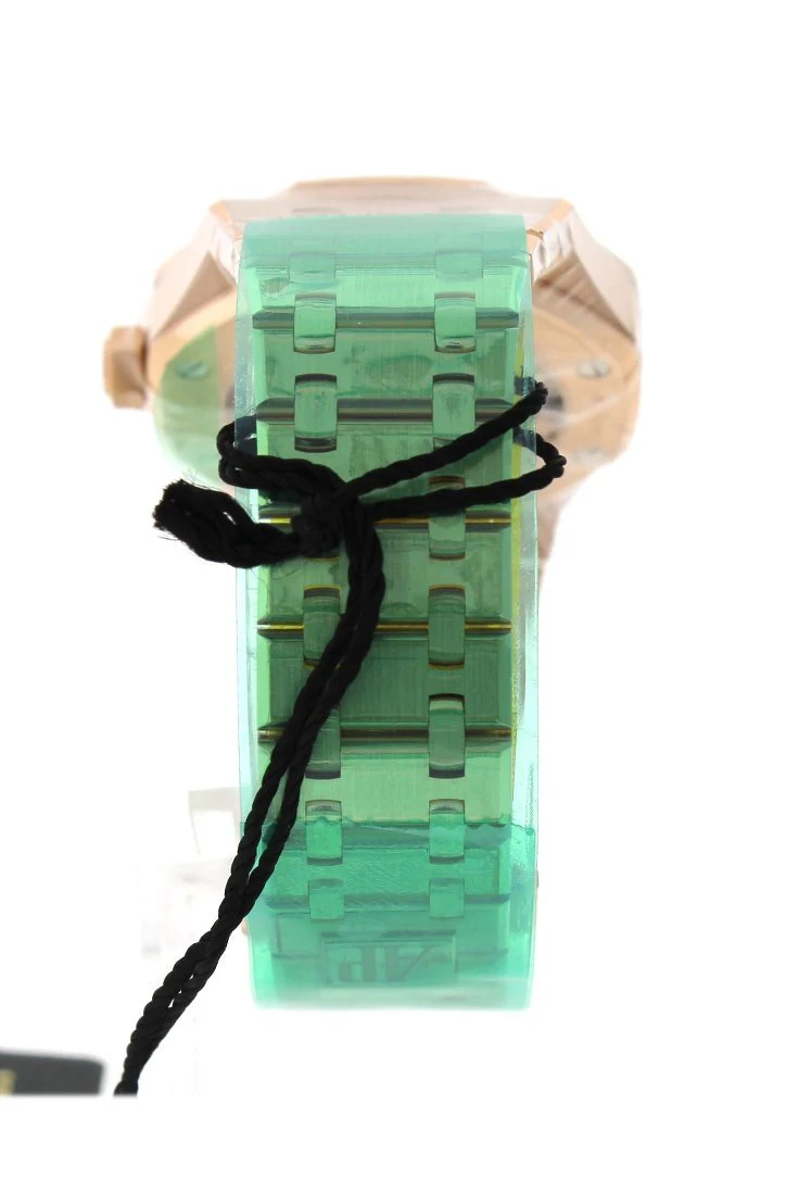 Audemars Piguet Royal Oak 37mm Nickel Grey Dial 18K Rose Gold Automatic Watch 15450OR.OO.1256OR.01