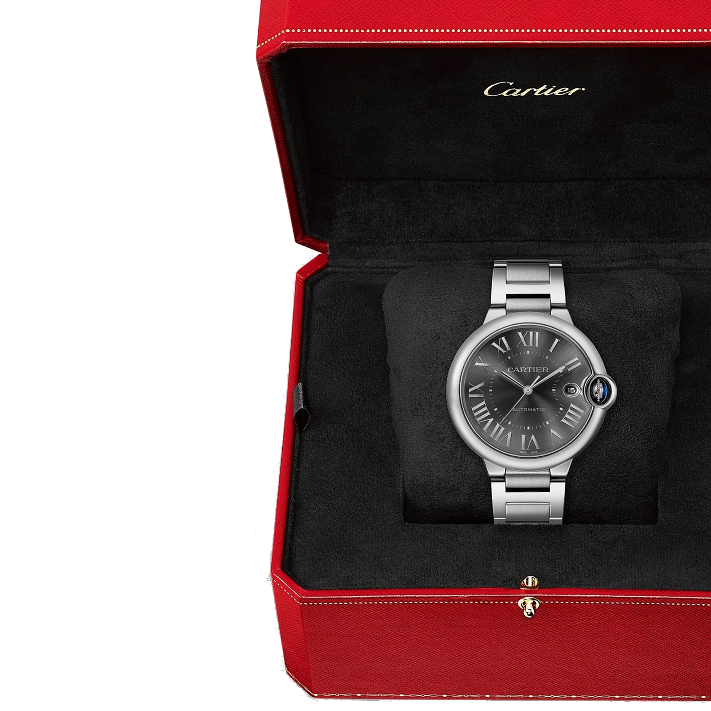 Cartier Ballon Bleu de Cartier watch 40mm, automatic movement, steel-P17311194