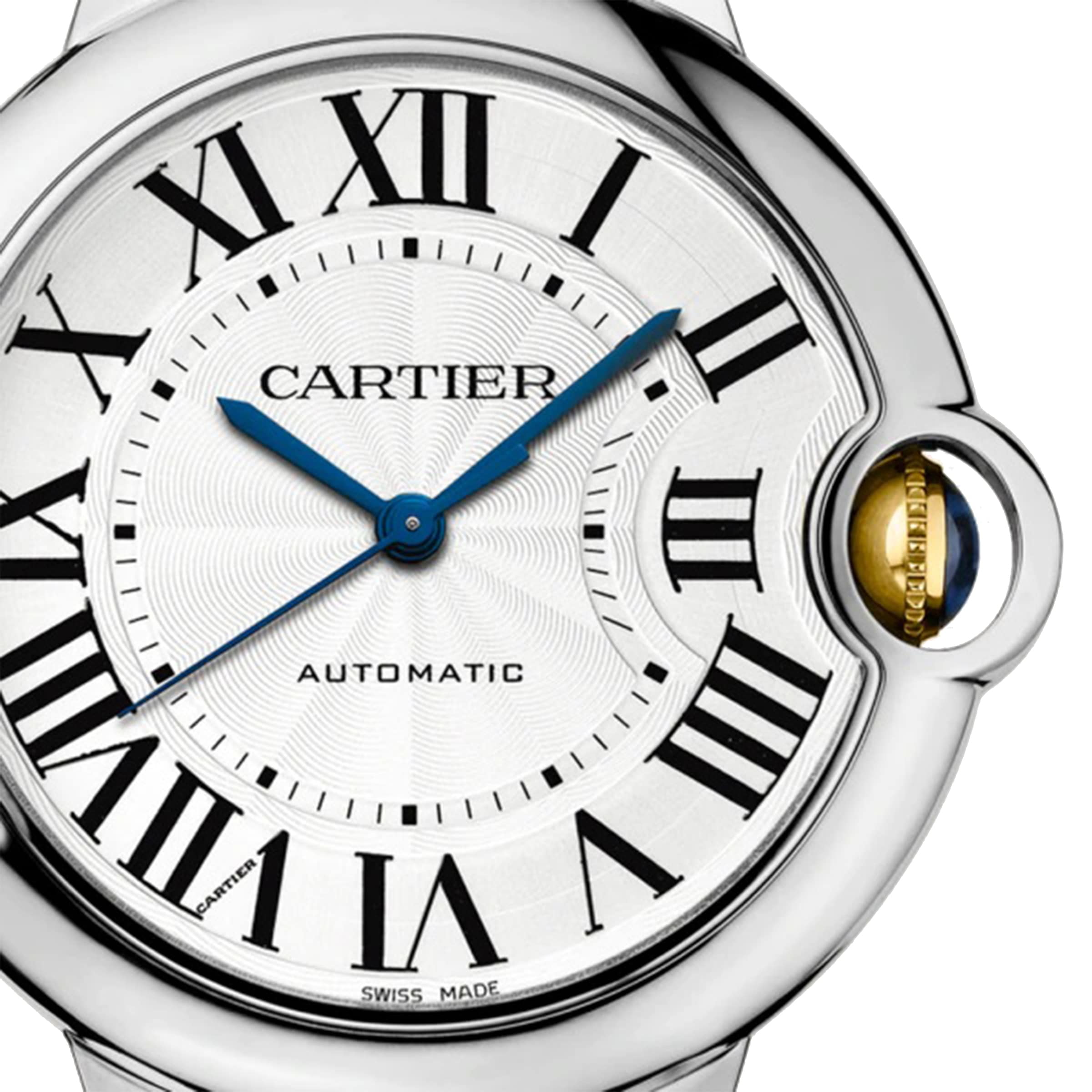 Cartier Ballon Bleu de Cartier watch 36 mm, automatic movement, yellow gold, steel-P17311141