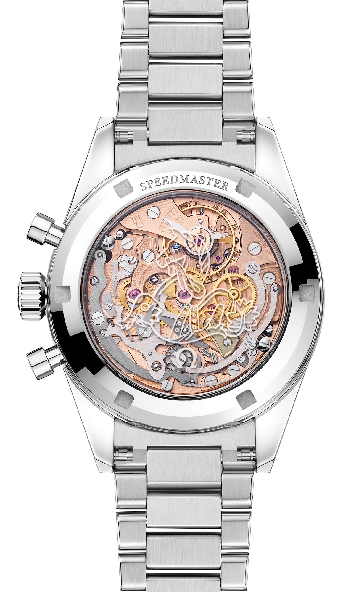 2025 Omega 311.50.39.30.01.001 Speedmaster Calibre 321 Canopus Gold