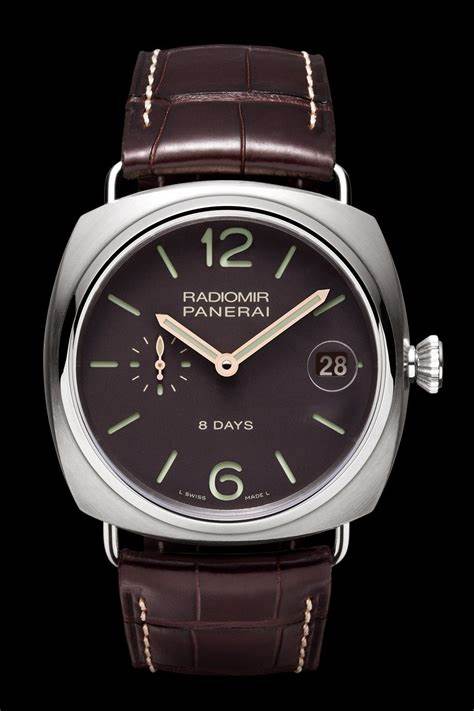 Panerai Radiomir 8 Days Titanio 45mm Brown Dial Men's Watch Pam00346