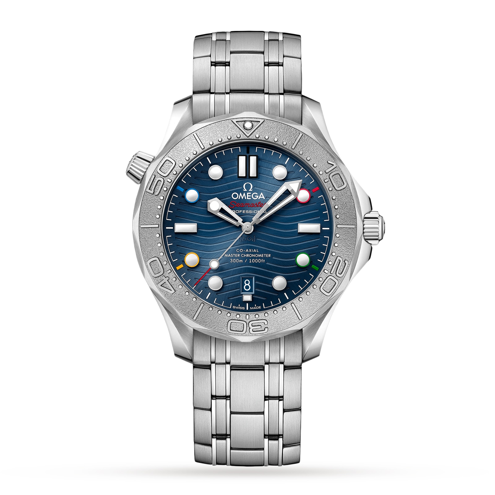 Omega Seamaster "Beijing 2022" Diver 300M Co-Axial Master Chronometer 42mm Mens Watch-P17331789