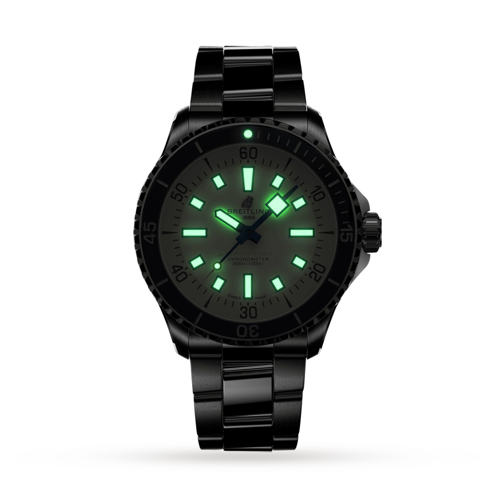 Breitling Superocean 42mm Mens Watch Silver-P17532128