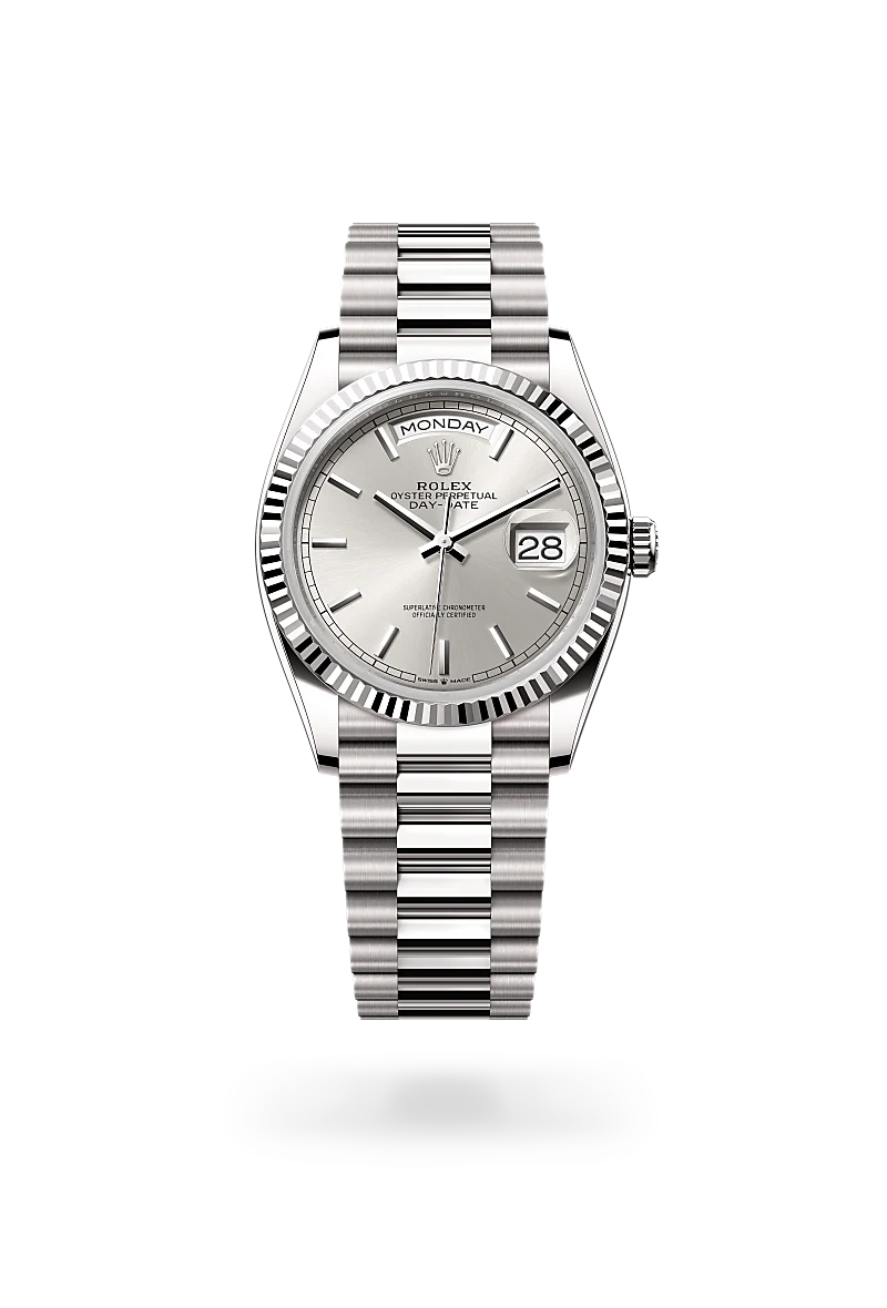 2025 Day-Date 36 Rolex Oyster, 36 mm, white gold M128239-0005