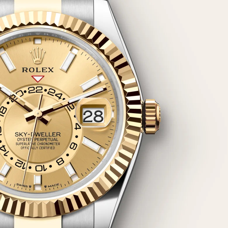 2025 Sky-Dweller Rolex Oyster, 42 mm, Oystersteel and yellow gold M336933-0001