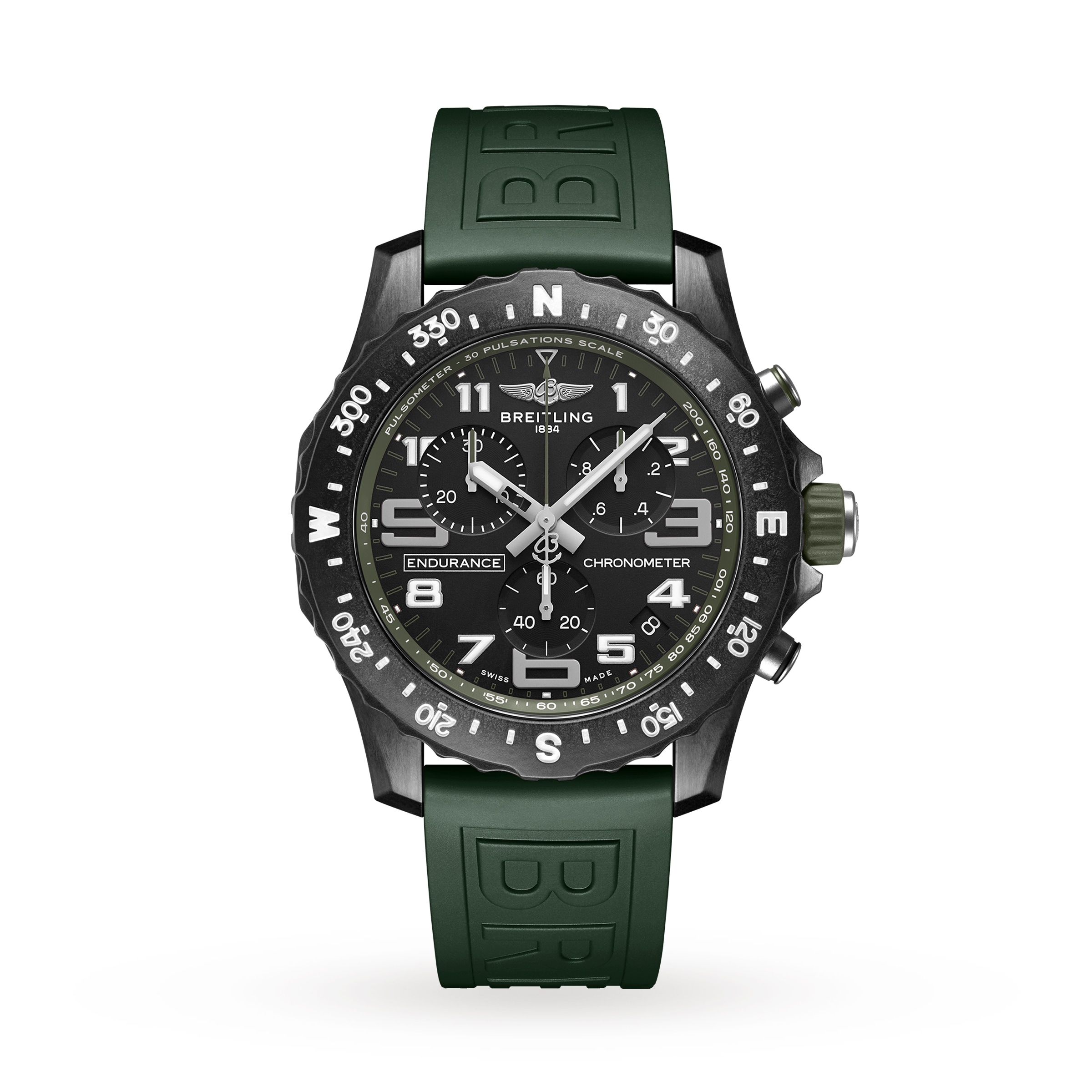Breitling Endurance Pro 44mm Mens Watch Green-P17532151