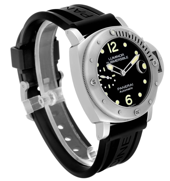 Panerai Luminor Submersible Automatic Acciaio 44mm Black Dial Men's Watch Pam01024