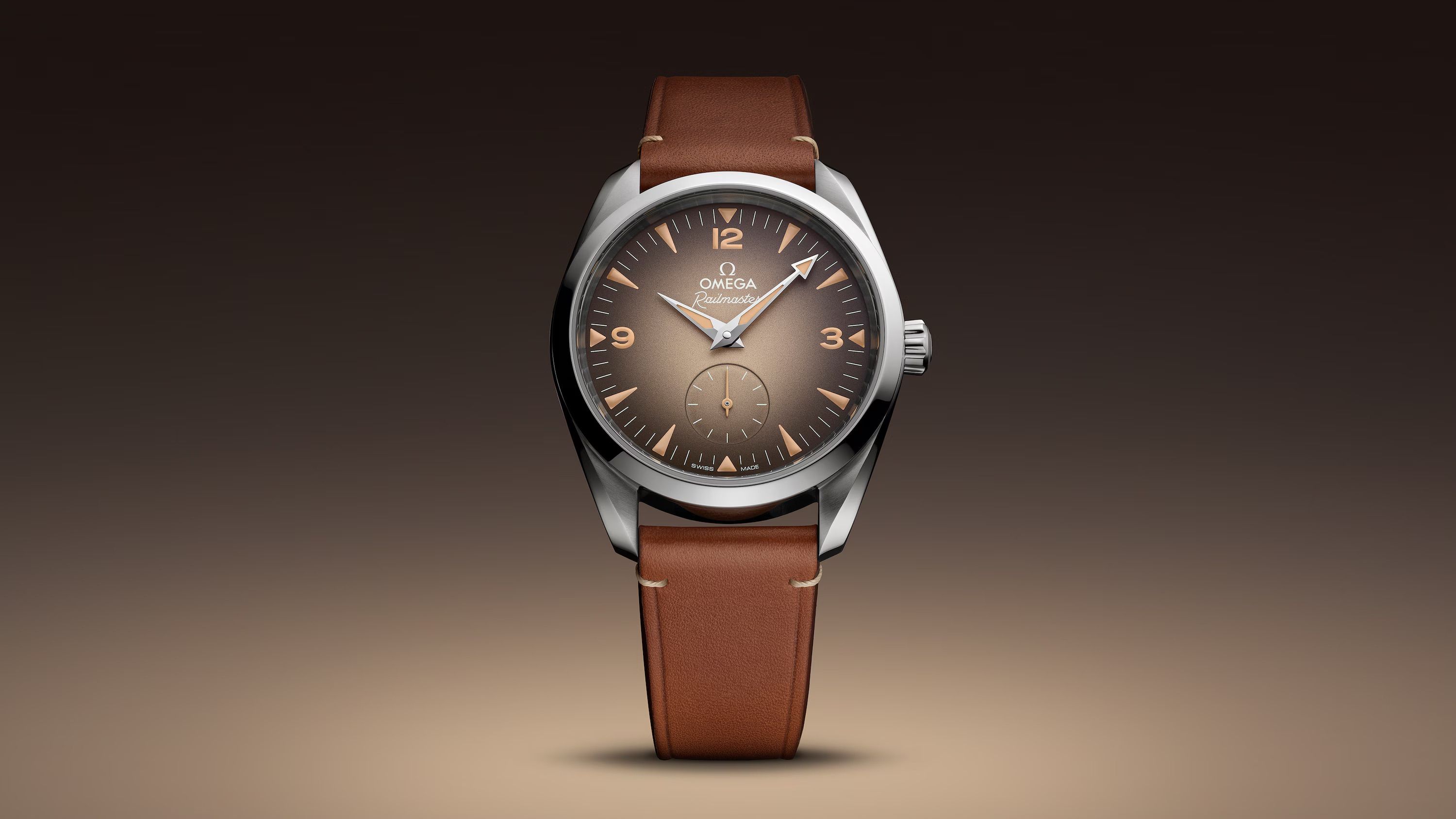 2025 Omega 235.12.38.20.13.001 Railmaster on Strap