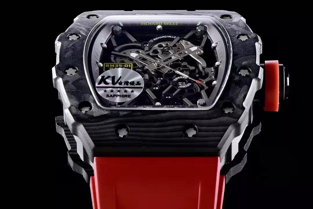 RM 35-01 Black Red Strap 42mm