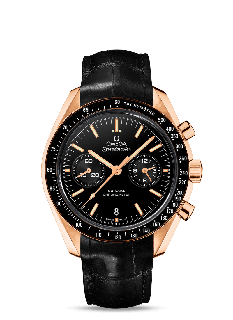 Omega Speedmaster TWO COUNTERS Orange gold Black 44.25mm