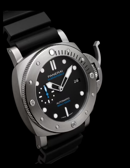 Panerai Submersible Automatic Black Dial Men's Watch PAM00973
