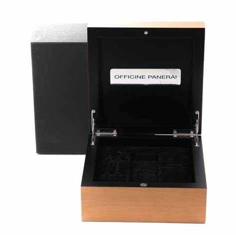 Panerai Luminor Marina Logo Acciaio 44mm Brown Dial Men's Watch Pam00632