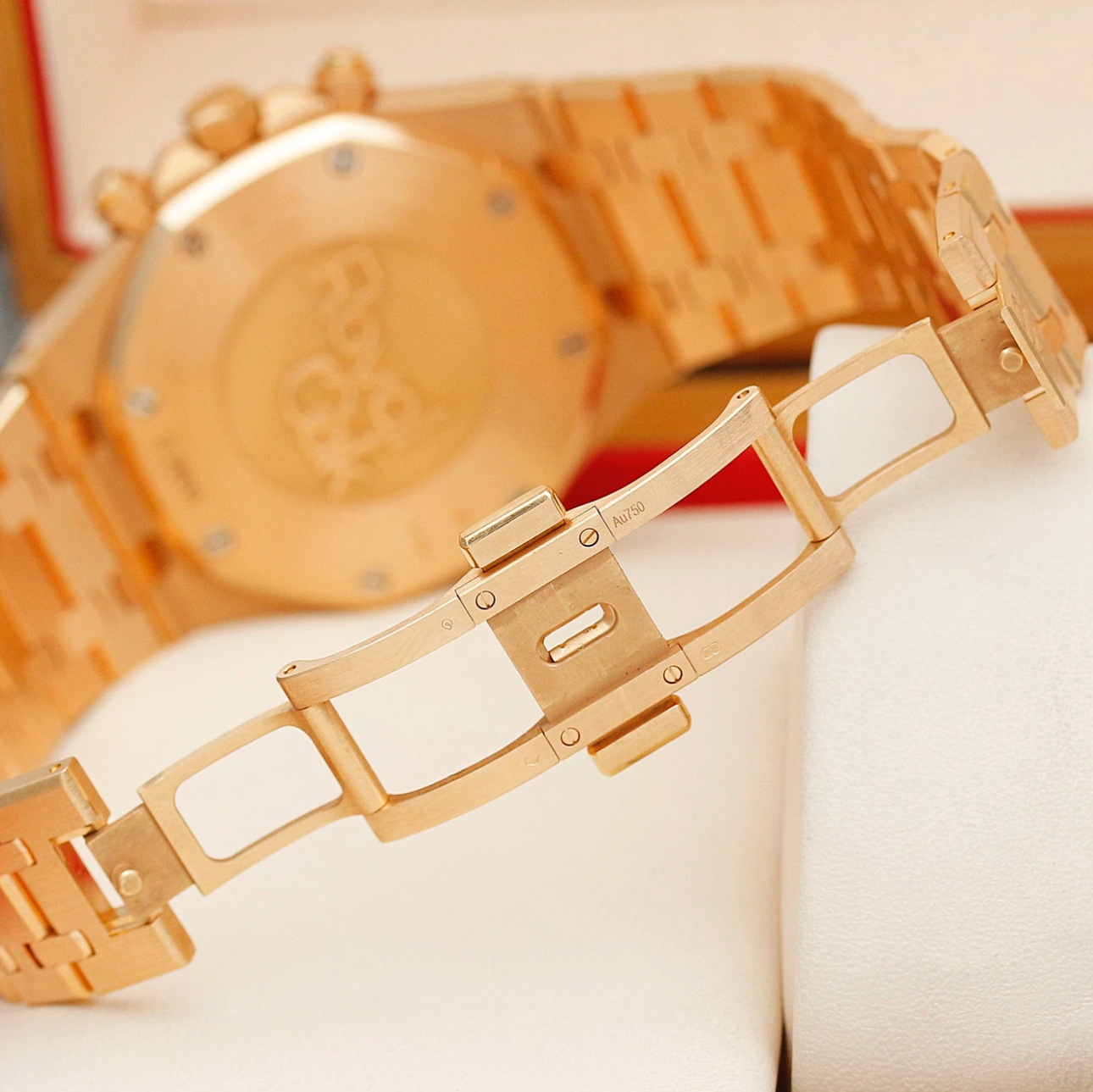 Audemars Piguet Royal Oak 41mm Blue Dial 18K pink gold Bracelet Men's Watch 26331OR.OO.1220OR.01 DCM